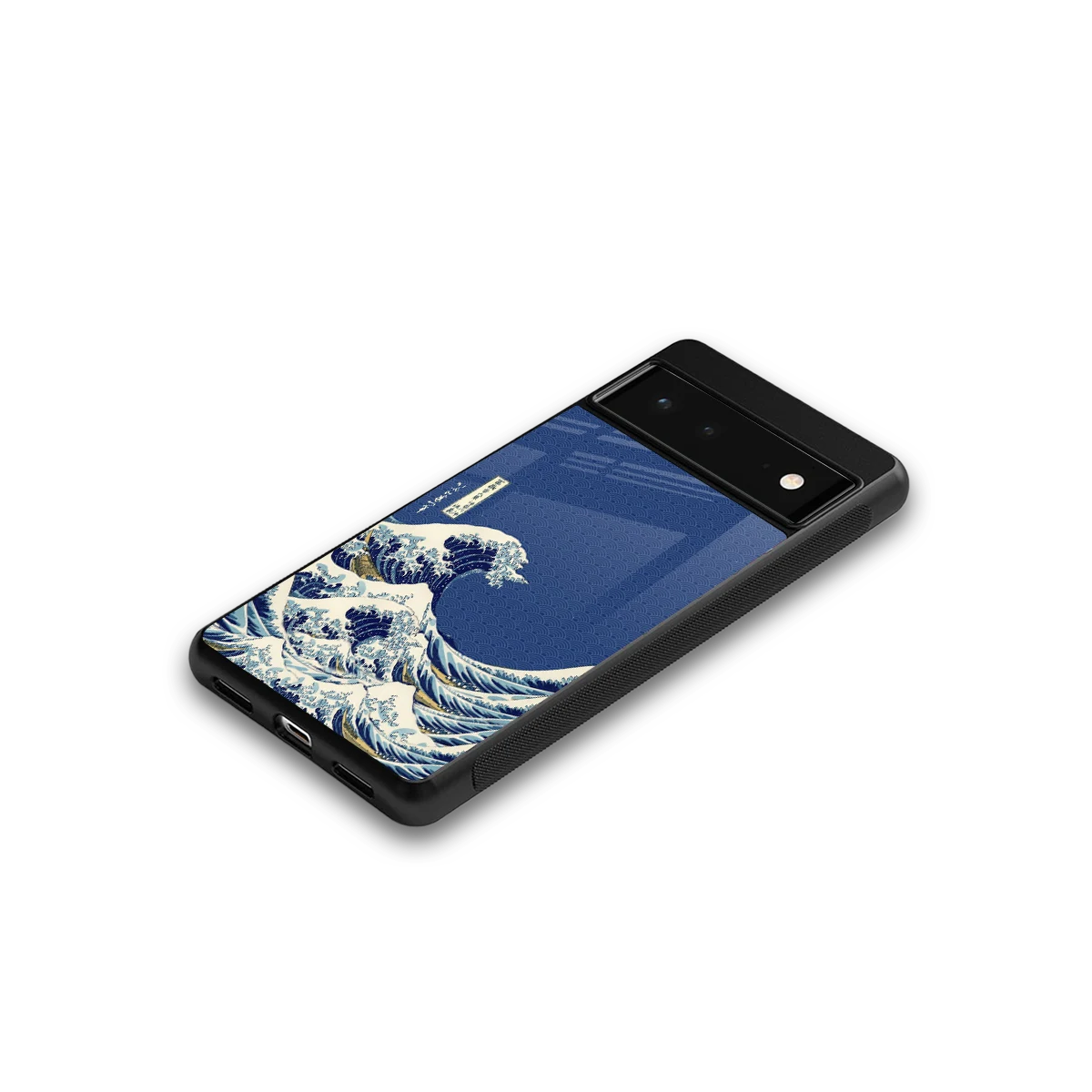 Waves google pixel 6a mobile cover | shockproof glass phone case