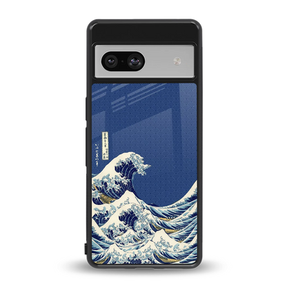 Waves back phone cover | glass case for google pixel 7