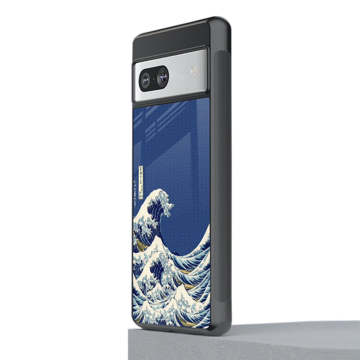 Waves stylish phone case for google pixel 7 | glossy glass and slim fit