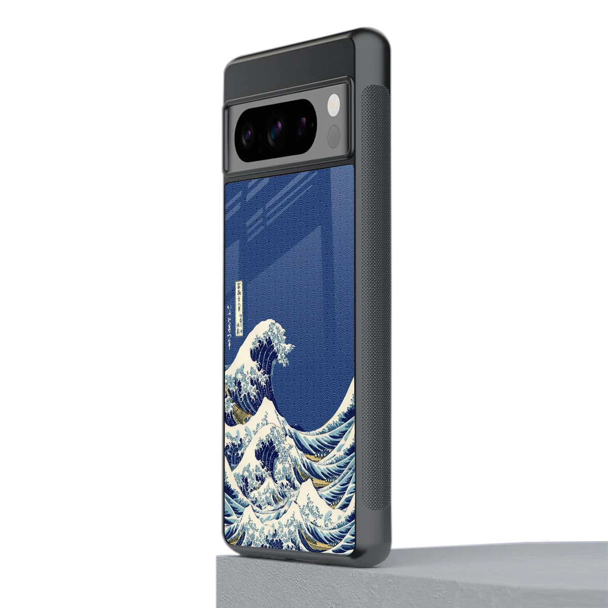 Waves stylish phone case for google pixel 8 pro | glossy glass and slim fit