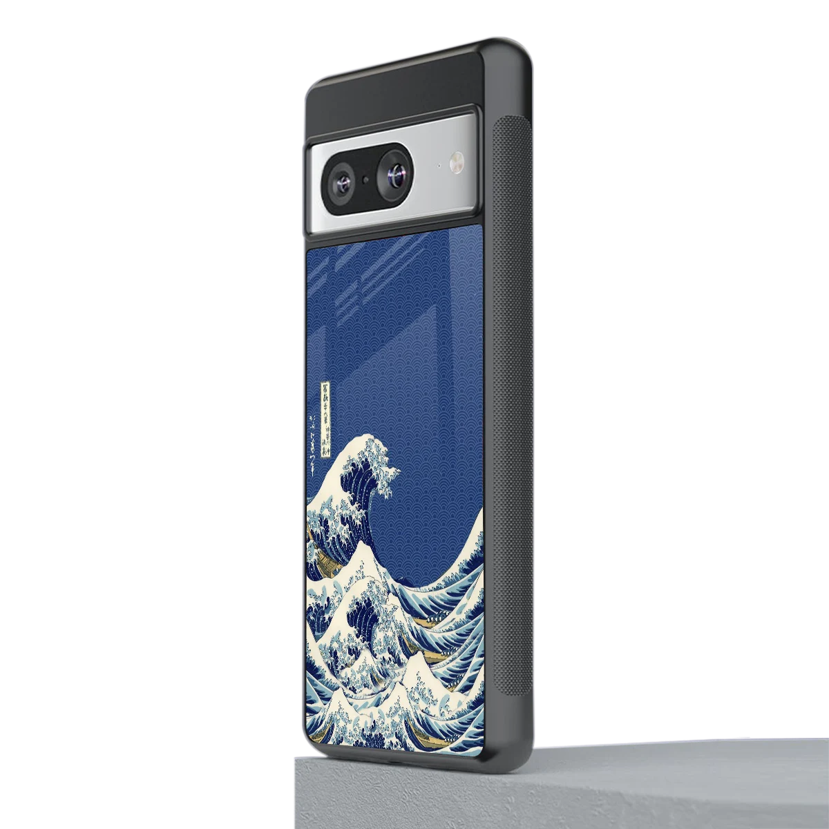 Waves stylish phone case for google pixel 8 | glossy glass and slim fit