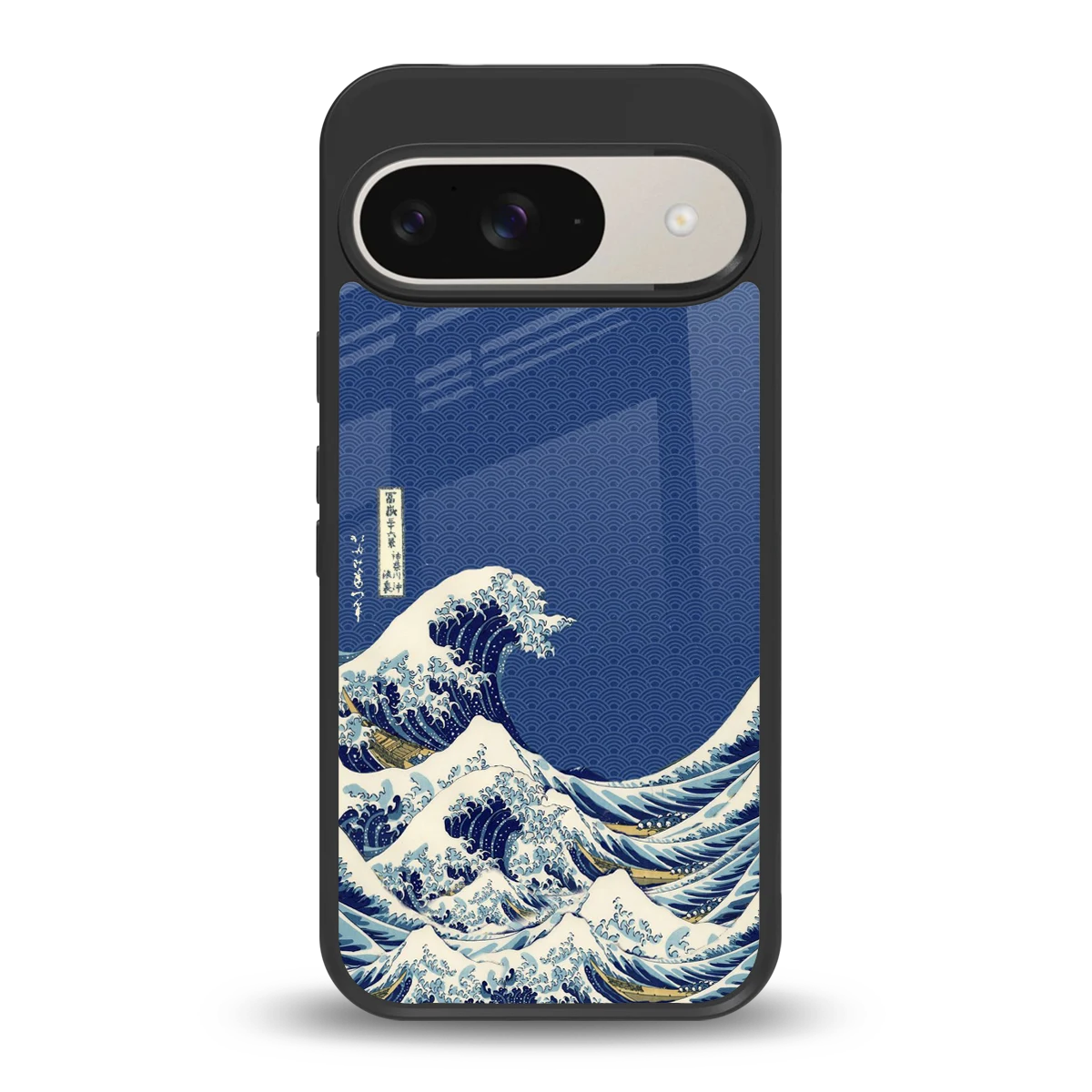 Waves back phone cover | glass case for google pixel 9