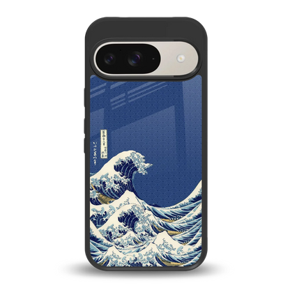 Waves back phone cover | glass case for google pixel 9