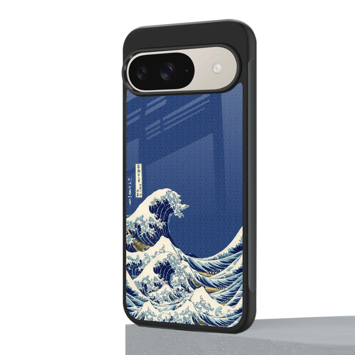 Waves google pixel 9 mobile cover | shockproof glass phone case