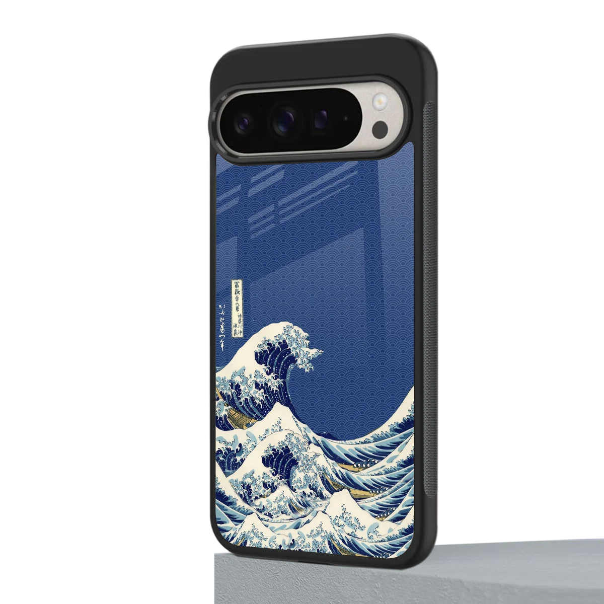 Waves google pixel 9 pro mobile cover | shockproof glass phone case