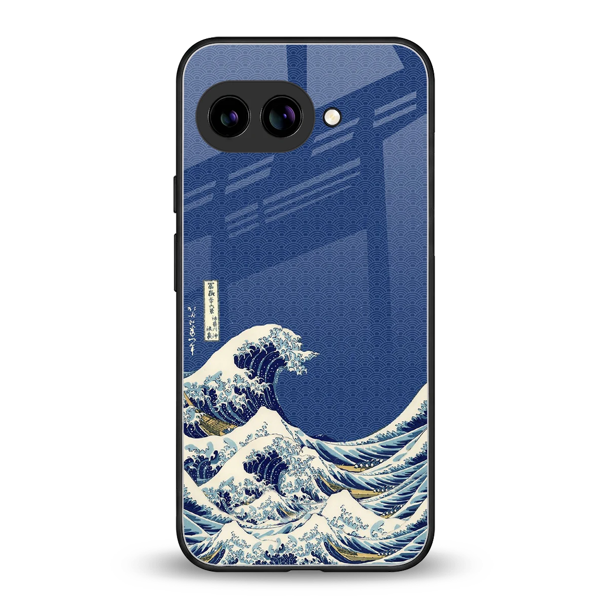 Waves back phone cover | glass case for google pixel 10a