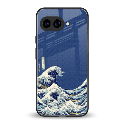 Waves back phone cover | glass case for google pixel 10a