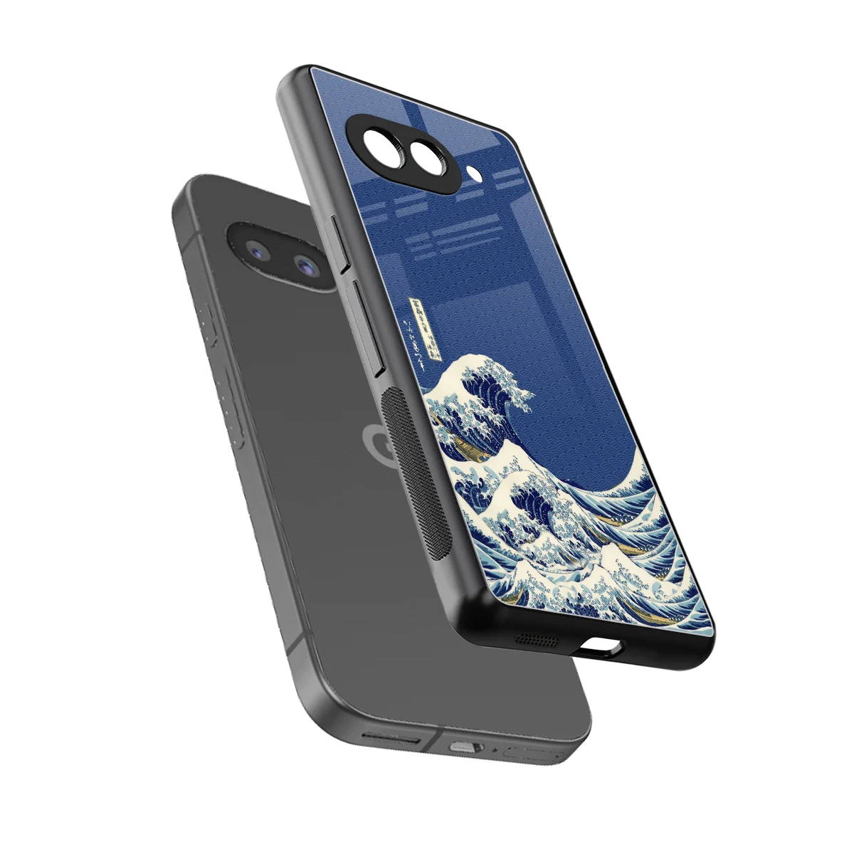 Waves sleek google pixel 10a cover with tempered glass back and TPU edges