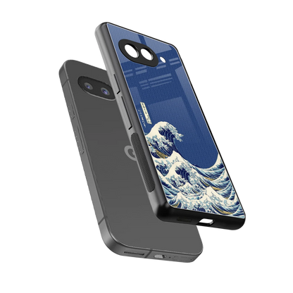 Waves sleek google pixel 10a cover with tempered glass back and TPU edges