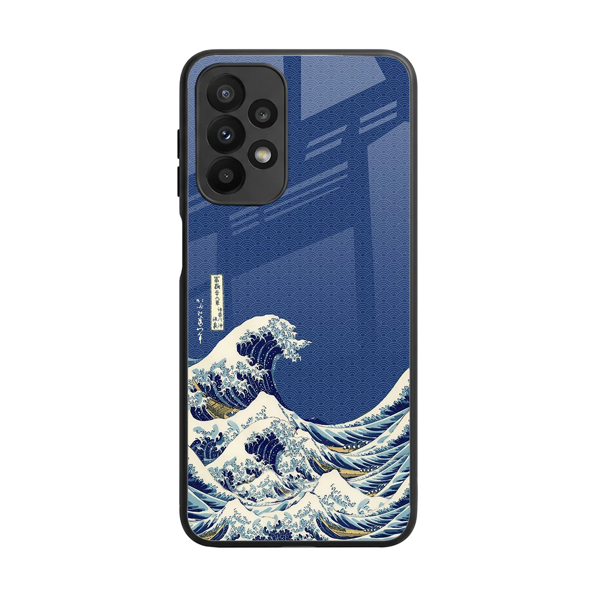 Waves back phone cover | glass case for samsung galaxy a23