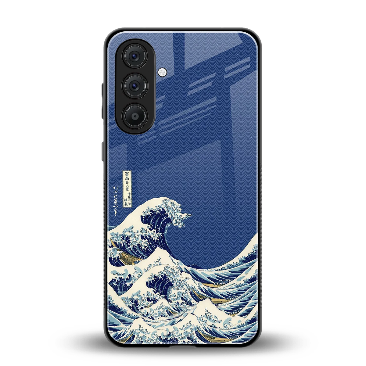 Waves back phone cover | glass case for samsung galaxy a36 5g