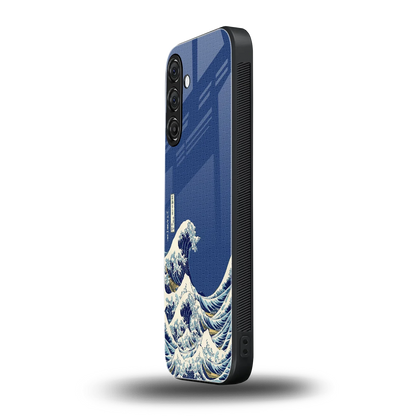 Waves samsung galaxy a17 5g mobile cover | shockproof glass phone case