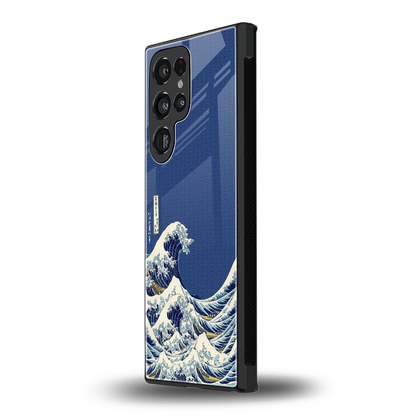 Waves samsung galaxy s24 ultra mobile cover | shockproof glass phone case