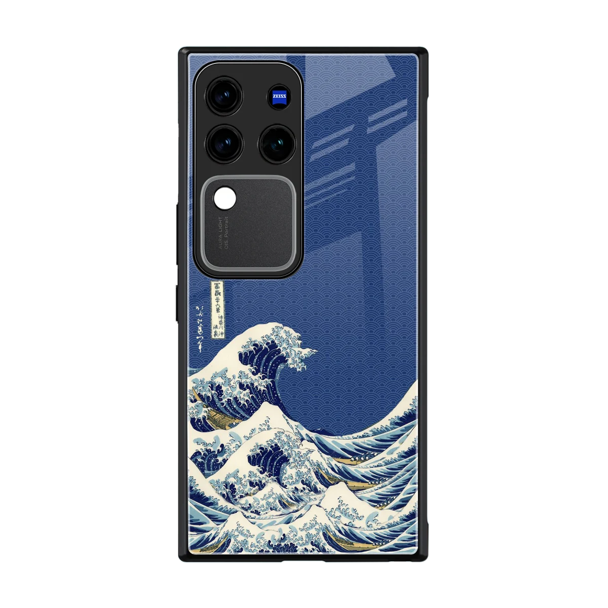 Waves back phone cover | glass case forvivo v30 pro
