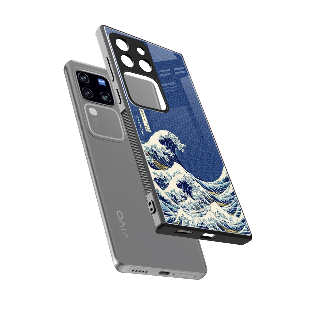 Waves sleekvivo v30 pro cover with tempered glass back and TPU edges