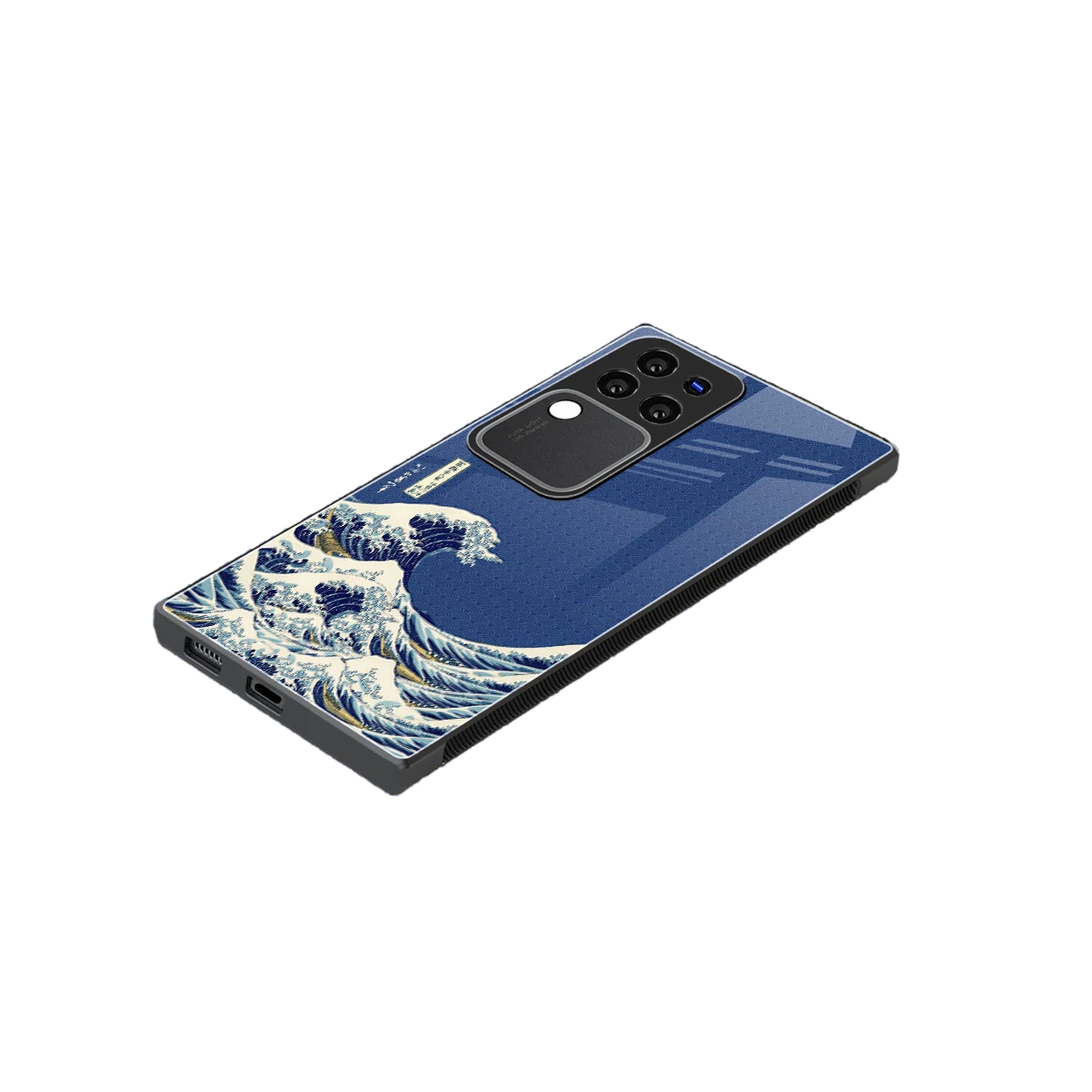 Waves stylish phone case forvivo v30 pro | glossy glass and slim fit