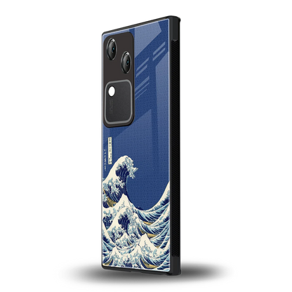 Waves vivo v30 mobile cover | shockproof glass phone case