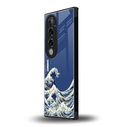 Waves vivo v40 pro mobile cover | shockproof glass phone case