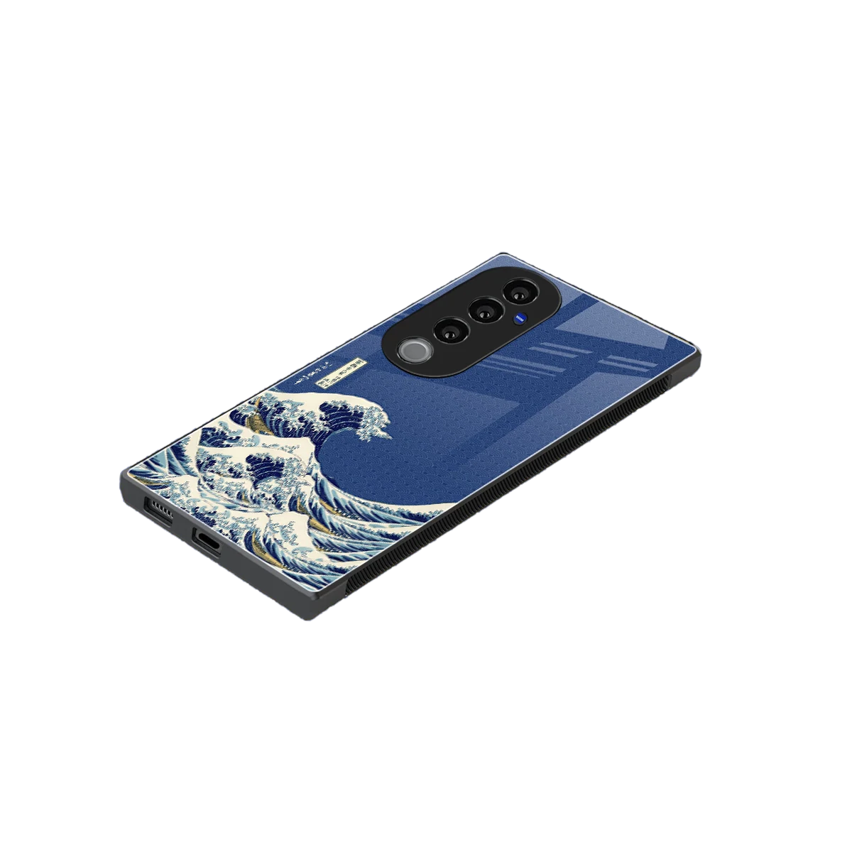 Waves stylish phone case for vivo v40 pro | glossy glass and slim fit
