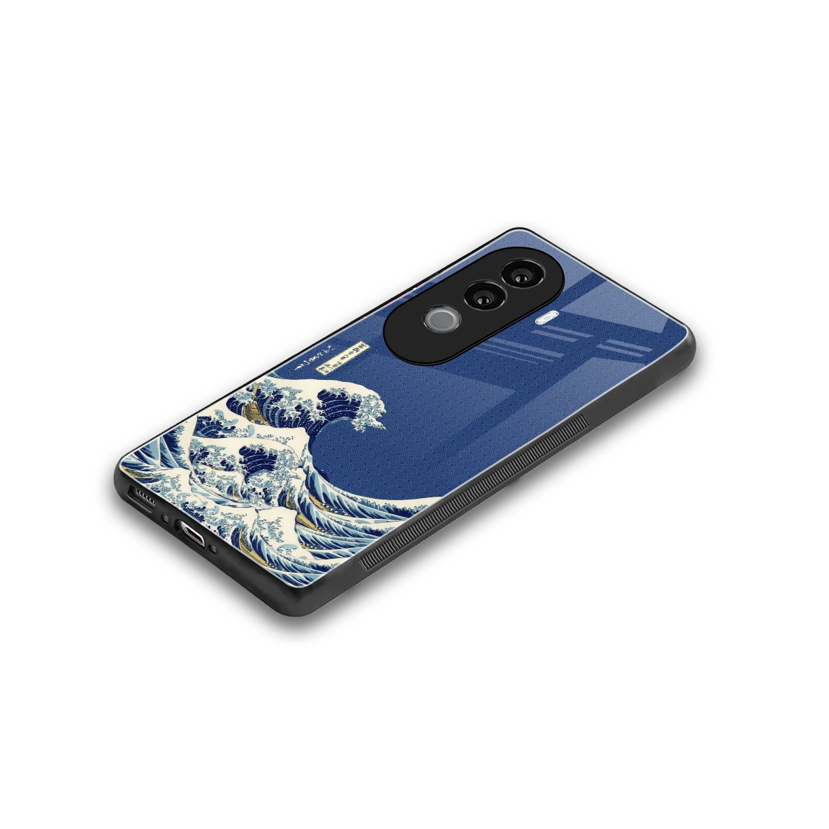 Waves stylish phone case for vivo v40e | glossy glass and slim fit