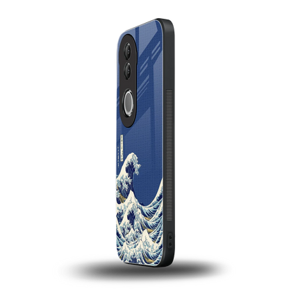 Waves vivo v50 mobile cover | shockproof glass phone case