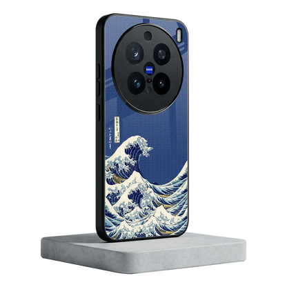 Waves vivo x200 pro mobile cover | shockproof glass phone case
