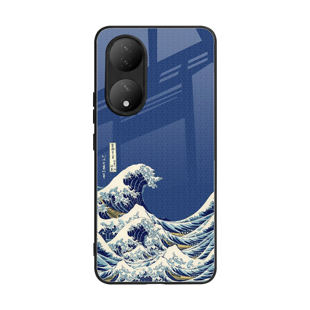 Waves back phone cover | glass case for Vivo-y100