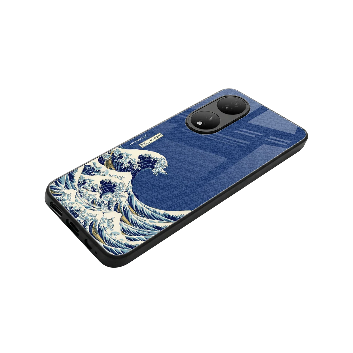 Waves stylish phone case for Vivo-y100 | glossy glass and slim fit