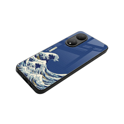 Waves stylish phone case for Vivo-y100 | glossy glass and slim fit