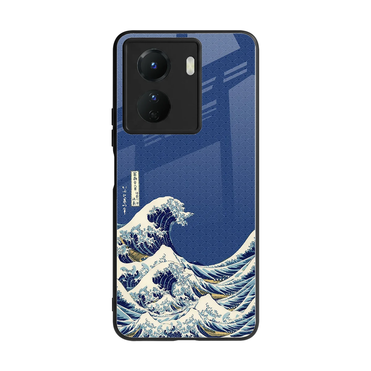 Waves back phone cover | glass case for vivo y16