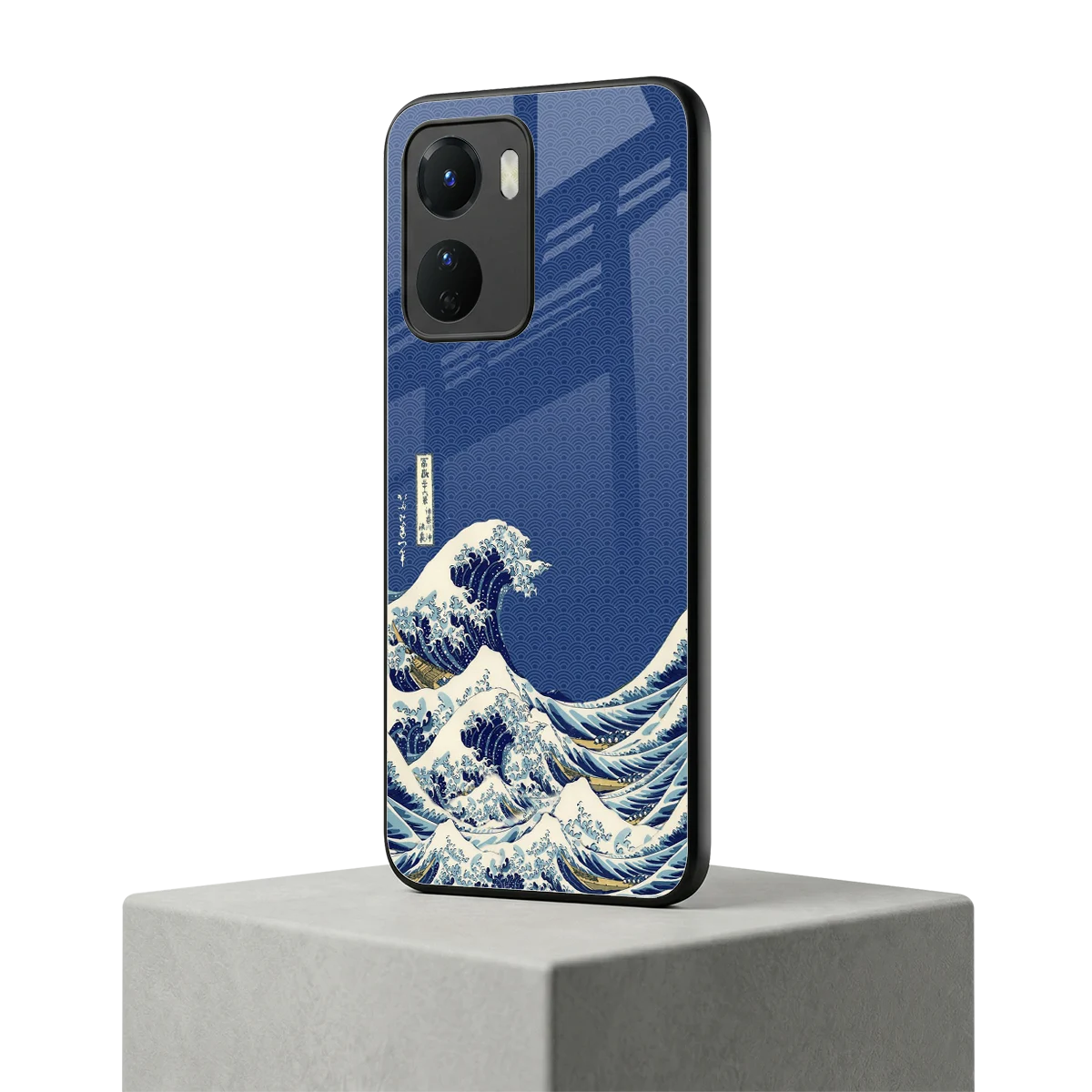 Waves vivo y16 mobile cover | shockproof glass phone case