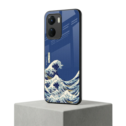 Waves vivo y16 mobile cover | shockproof glass phone case