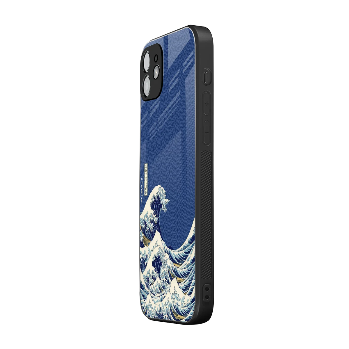 Waves iphone 12 mobile cover | shockproof glass phone case