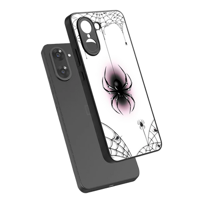 Webbed Wonder sleek oneplus nord ce5 5g cover with tempered glass back and TPU edges