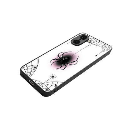 Webbed Wonder stylish phone case for oneplus nord ce5 5g | glossy glass and slim fit