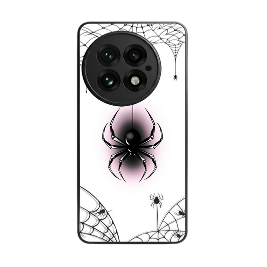 Webbed Wonder back phone cover | glass case for oneplus 13