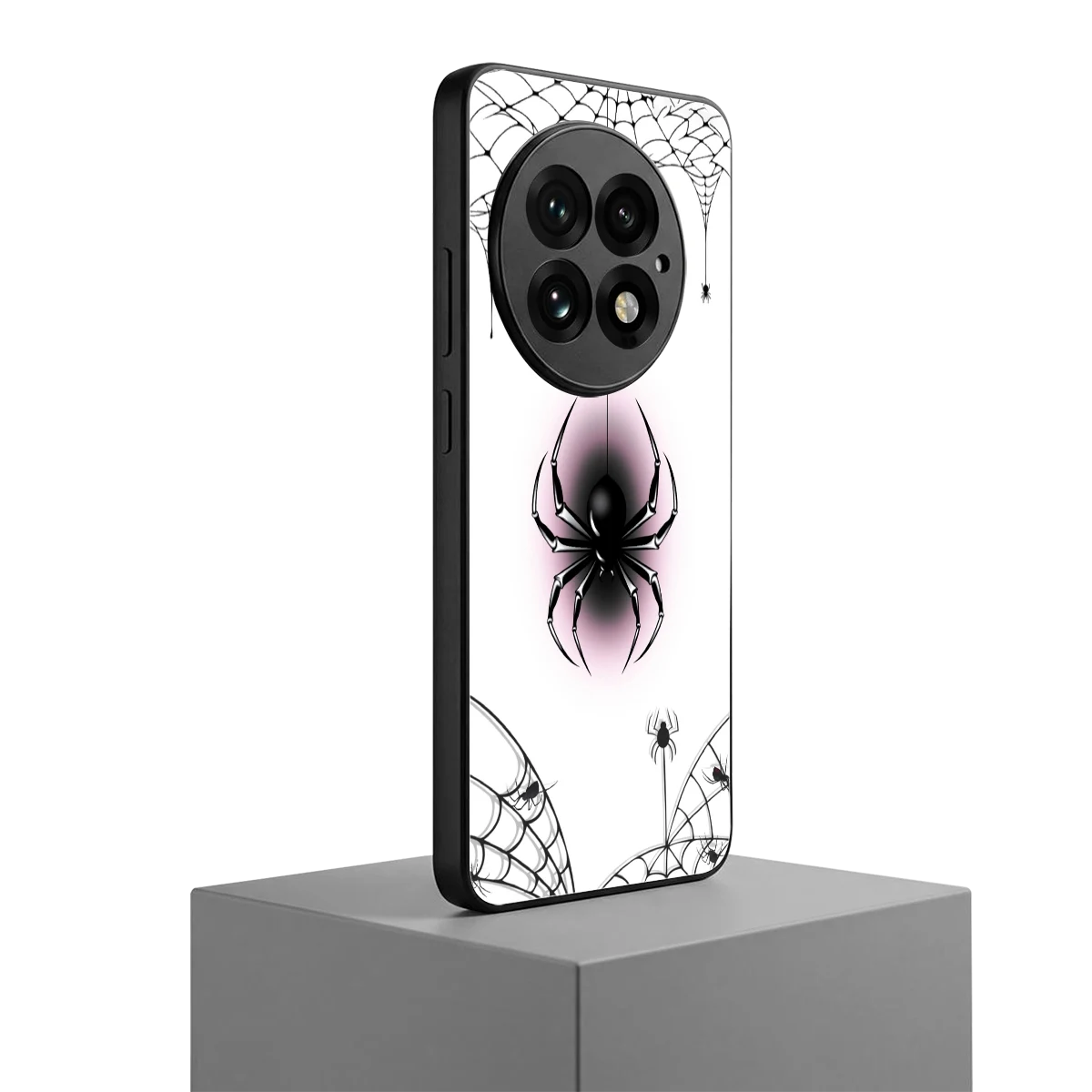 Webbed Wonder oneplus 13 mobile cover | shockproof glass phone case