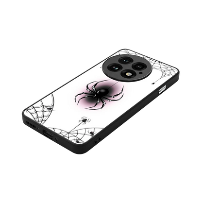 Webbed Wonder stylish phone case for oneplus 13 | glossy glass and slim fit