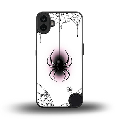 Webbed Wonder back phone cover | glass case for cmf nothing phone 1