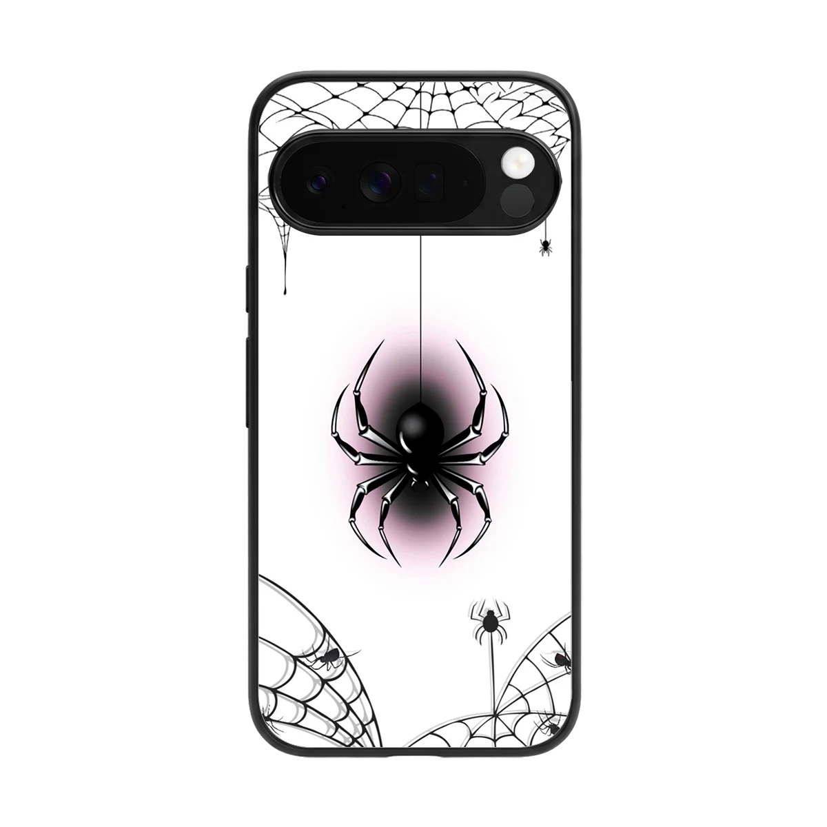 Webbed Wonder back phone cover | glass case for google pixel 10 pro xl