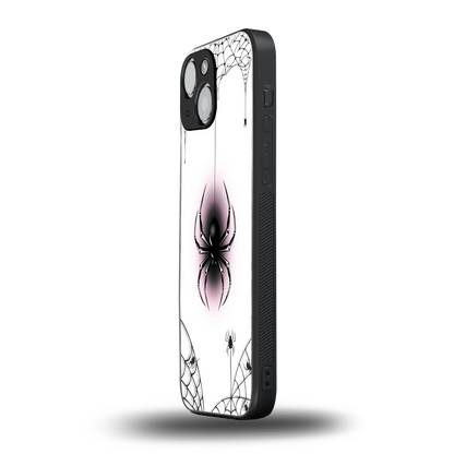 Webbed Wonder iphone 13 mini mobile cover | shockproof glass phone case
