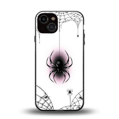 Webbed Wonder back phone cover | glass case for iphone 13