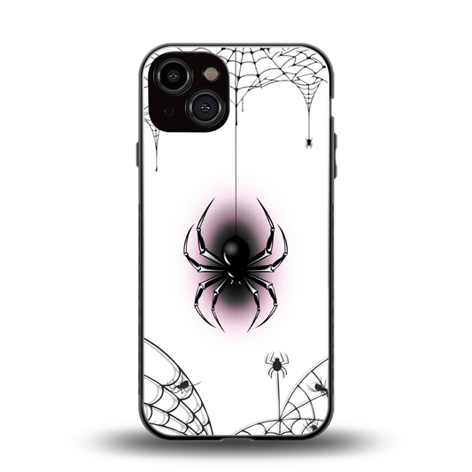 Webbed Wonder back phone cover | glass case for iphone 13