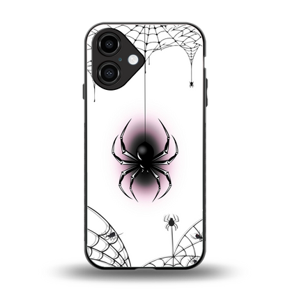 Webbed Wonder back phone cover | glass case for iphone 16