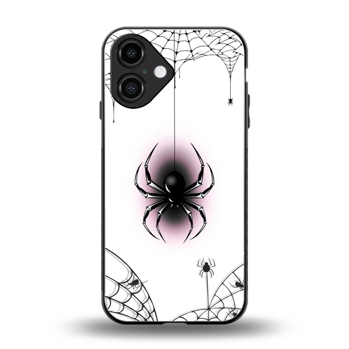 Webbed Wonder back phone cover | glass case for iphone 16
