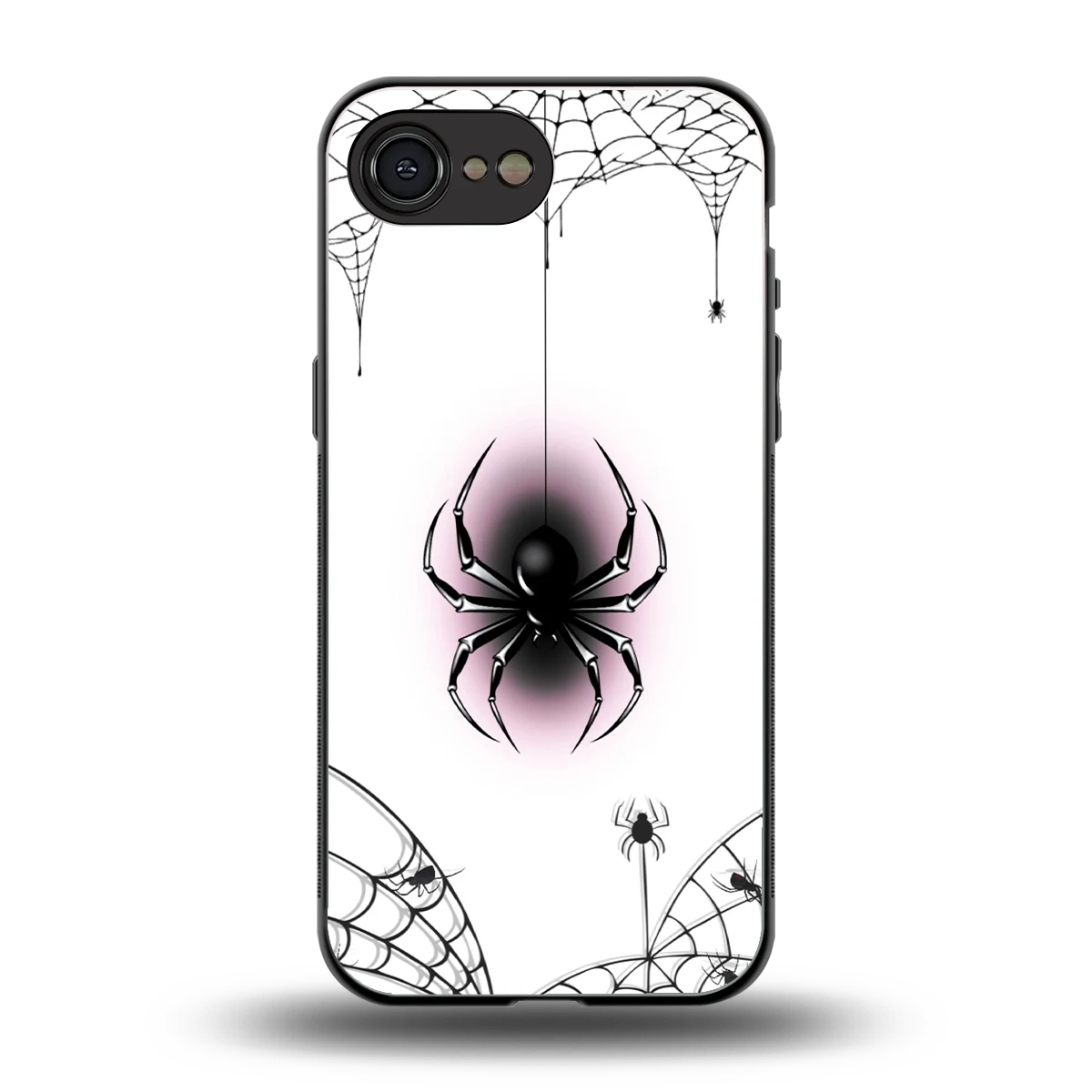 Webbed Wonder back phone cover | glass case for iphone 16e