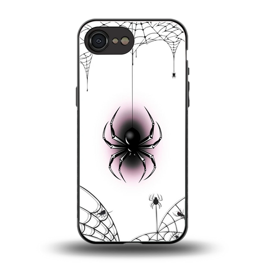 Webbed Wonder back phone cover | glass case for iphone 16e