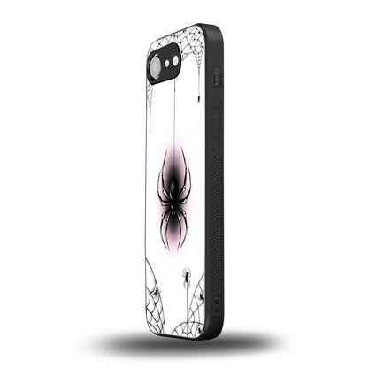 Webbed Wonder iphone 16e mobile cover | shockproof glass phone case