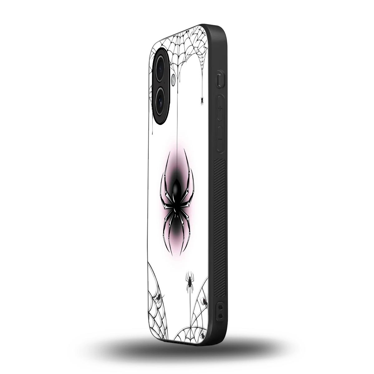 Webbed Wonder iphone 17 mobile cover | shockproof glass phone case
