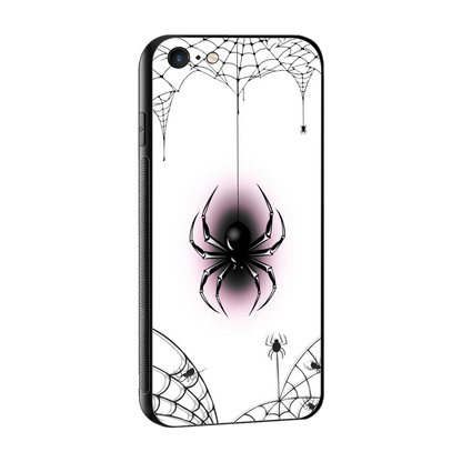 Webbed Wonder sleek iphone 6s plus cover with tempered glass back and TPU edges